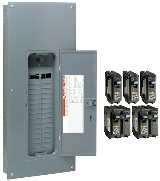 Square D HOM3060M200PCVP Load Center, 60 -Pole, 200 A, 30 -Space, Plug-On Neutral, NEMA 1 Enclosure [SKU: ORG6994990]
