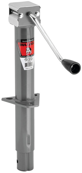 BULLDOG 155157 Trailer Jack, 2000 lb Lifting, 1 ft 9-1/2 in Max Lift H, 34.6 in OAH, Steel [SKU: ORG4964888]