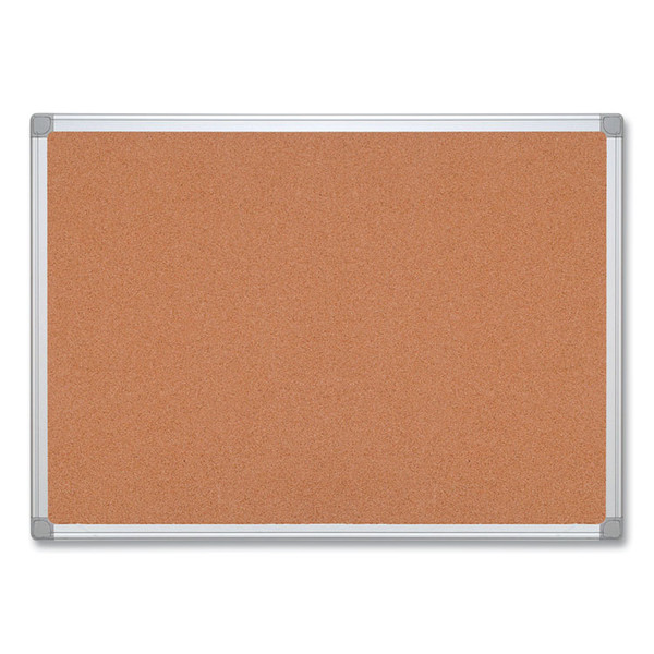 Earth Cork Board, 36 x 48, Aluminum Frame [SKU: BVCCA051790]