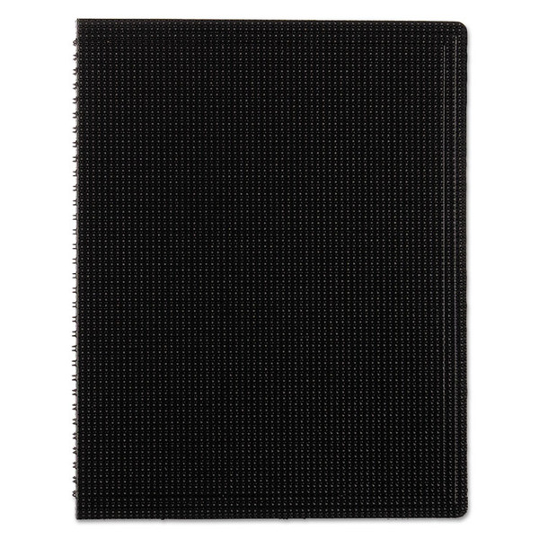 Duraflex Poly Notebook, 1 Subject, Medium/College Rule, Black Cover, 11 x 8.5, 80 Sheets [SKU: REDB4181]