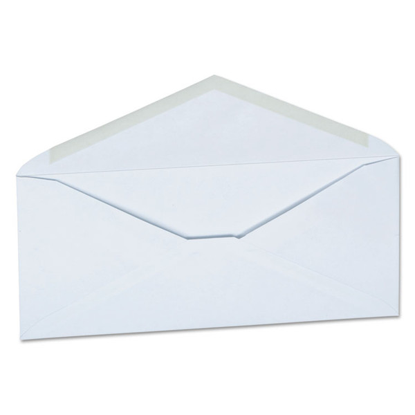 Open-Side Business Envelope, #10, Monarch Flap, Gummed Closure, 4.13 x 9.5, White, 250/Carton [SKU: UNV36319]