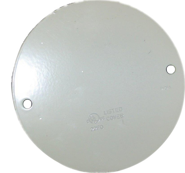 BWF CC-4WV Ceiling Outlet Cover, 5 in Dia, Round, Aluminum, White, Powder-Coated [SKU: ORG1719061]