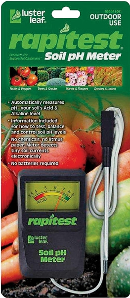 luster leaf Rapitest 1840 Soil pH Tester [SKU: ORG7086580]