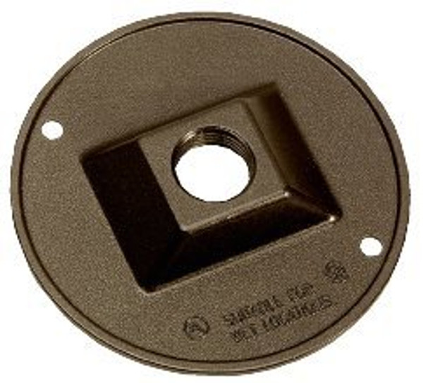 BWF 931AB-1 Lampholder Cover, 4-1/2 in Dia, Round, Metal, Bronze [SKU: ORG1718857]