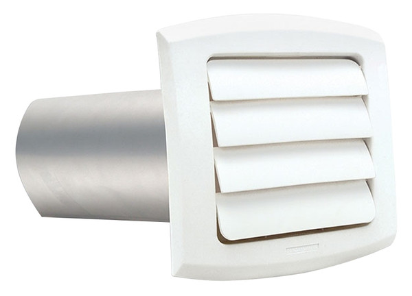 DUNDAS JAFINE ProVent Professional BLH6WZW Exhaust Hood, 6 in Duct, Polypropylene Hood, White Hood [SKU: ORG0198226]