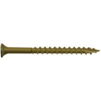 CAMO 0356070 Deck Screw, #7 Thread, 1-1/4 in L, Bugle Head, Star Drive, Type 17 Slash Point, Carbon Steel [SKU: ORG6189534]