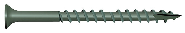 CAMO 0341159 Deck Screw, #9 Thread, 2-1/2 in L, Bugle Head, Star Drive, Type 17 Slash Point, Carbon Steel [SKU: ORG6188502]