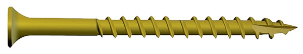CAMO 0356170 Deck Screw, #9 Thread, 3 in L, Bugle Head, Star Drive, Type 17 Slash Point, Carbon Steel, ProTech-Coated [SKU: ORG6191654]