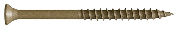 CAMO 0356174 Deck Screw, #9 Thread, 3 in L, Bugle Head, Star Drive, Type 17 Slash Point, Carbon Steel, ProTech-Coated [SKU: ORG6191688]