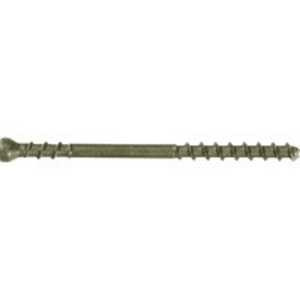 CAMO 0345220S Deck Screw, #7 Thread, 1-7/8 in L, Trim Head, Star Drive, Stainless Steel, Black [SKU: ORG2615839]