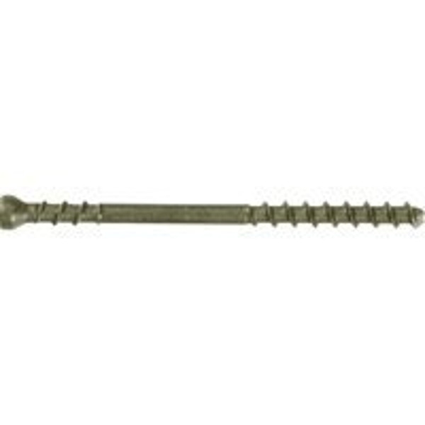 CAMO 345148 Deck Screw, #7 Thread, 2-3/8 in L, Trim Head, Star Drive, Carbon Steel, ProTech-Coated [SKU: ORG2039238]