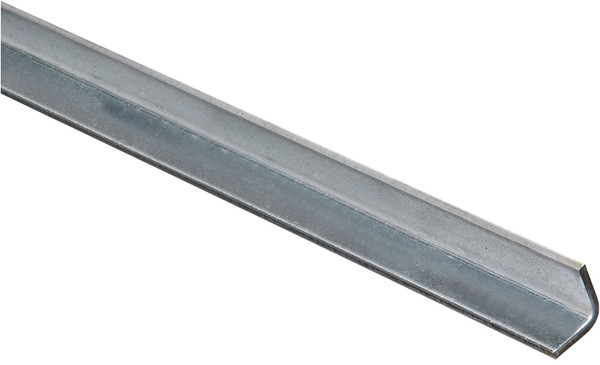 Stanley Hardware 4010BC Series N179-903 Angle Stock, 3/4 in L Leg, 48 in L, 0.12 in Thick, Steel, Galvanized [SKU: ORG5542691]