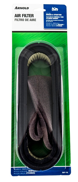 ARNOLD BAF-118 Replacement Air Filter with Pre-Cleaner, Paper Filter Media [SKU: ORG7876857]