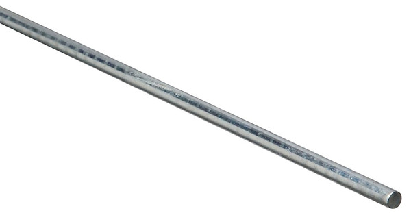 Stanley Hardware 4005BC Series N179-762 Rod, 1/4 in Dia, 36 in L, Steel, Zinc [SKU: ORG5524061]