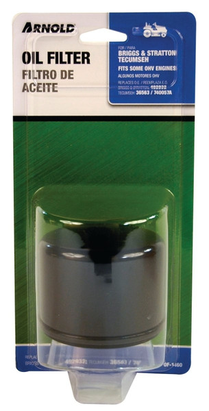ARNOLD OF-1460 Oil Filter, For: BRIGGS & STRATTON and Tecumseh OHV Engines [SKU: ORG2070076]