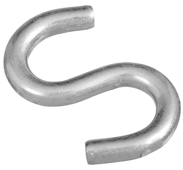 National Hardware N273-441 S-Hook, 120 lb Working Load, 0.312 in Dia Wire, Steel, Zinc [SKU: ORG7172166]