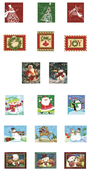 Hometown Holidays 69631 Nested Gift Box, 9 in, 9-13/16 in, 10-9/16 in, 6-5/8 in, 7-7/16 in, 8-3/16 in W, Paper [SKU: ORG6802912]