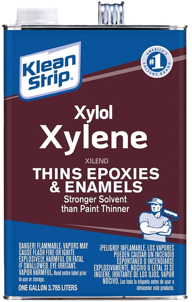 Klean Strip GXY24 Xylene Thinner, Liquid, Pungent Aromatic, Sweet, 1 gal, Can [SKU: ORG8161325]