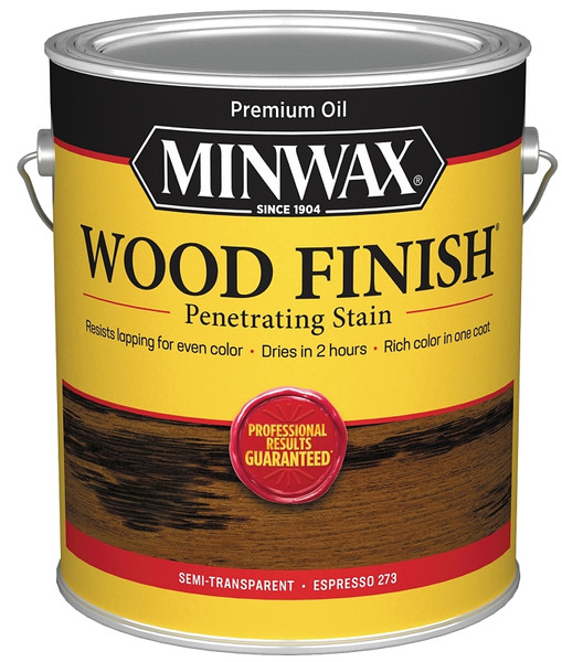 Minwax Wood Finish 711500000 Wood Stain, Espresso, Liquid, 1 gal, Can [SKU: ORG6996219]