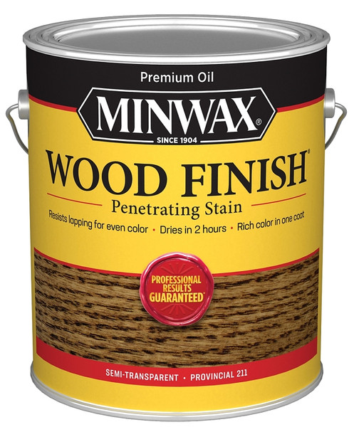 Minwax Wood Finish 71002000 Wood Stain, Provincial, Liquid, 1 gal, Can [SKU: ORG8965071]