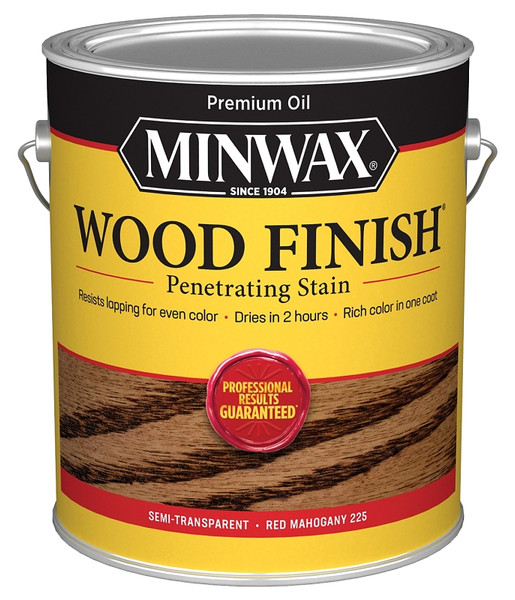 Minwax Wood Finish 71007000 Wood Stain, Red Mahogany, Liquid, 1 gal, Can [SKU: ORG8969495]