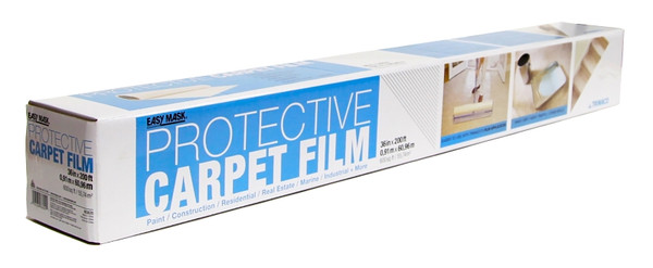 Trimaco 63620 Protective Carpet Film, 200 ft L, 36 in W, Plastic, Clear [SKU: ORG9324880]