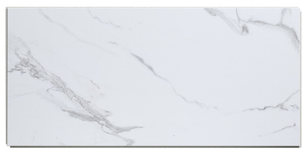 PALISADE 53510 Small Wall Tile, 23.2 in L Tile, 11.1 in W Tile, Interlocking Edge, Vinyl, Carrara Marble [SKU: ORG7439748]