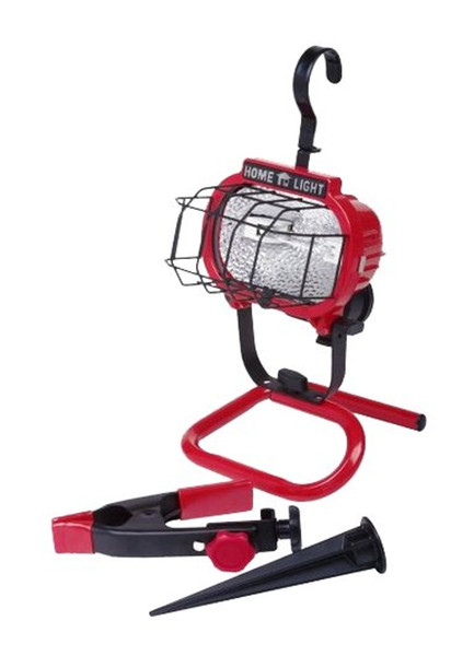 CCI L-878 Work Light, 250 W, 1-Lamp, Halogen Lamp, 4000 Lumens Lumens, Red [SKU: ORG1110618]