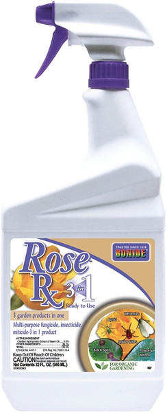 Bonide 897 Insecticide/Miticide/Fungicide, Liquid, Spray Application, 1 qt Bottle [SKU: ORG3355393]