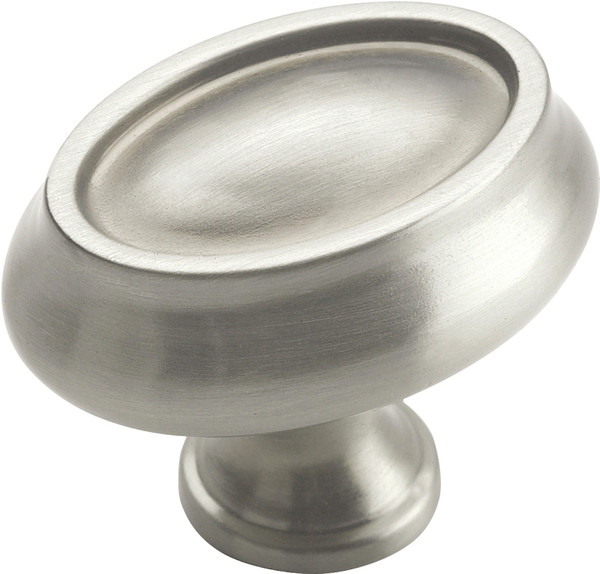 Amerock BP26127G10 Cabinet Knob, 1-3/16 in Projection, Zinc, Satin Nickel [SKU: ORG5132055]