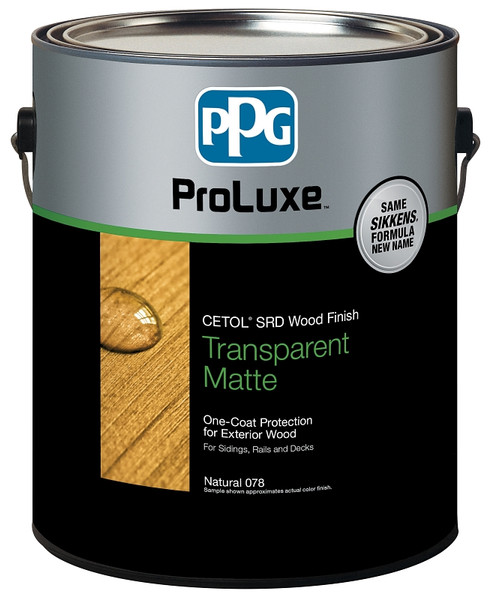 PPG Proluxe Cetol SRD SIK240-077/01 Wood Finish, Transparent, Cedar, Liquid, 1 gal, Can [SKU: ORG5881503]