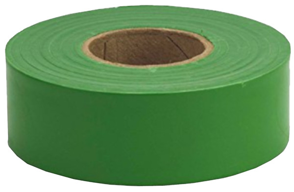 CH Hanson 17026 Flagging Tape, 300 ft L, 1-3/16 in W, Green, Polyethylene [SKU: ORG5499546]