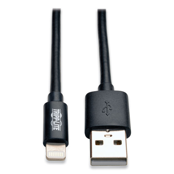 Lightning to USB Cable, 10 ft, Black [SKU: TRPM100010BK]