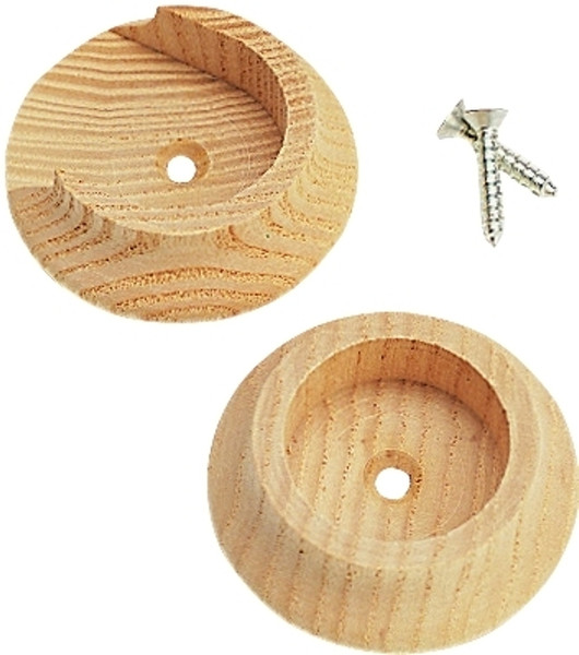 Waddell 410DP Closet Pole Socket, Hardwood [SKU: ORG6767669]