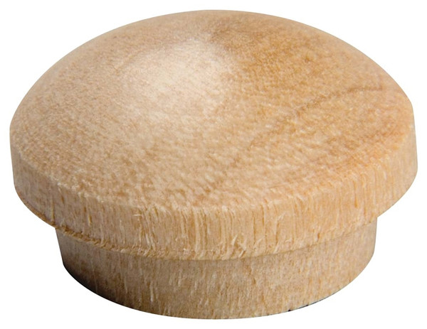 Waddell 8400.38 DP OAK Screw Hole Button, Oak Wood [SKU: ORG9333121]