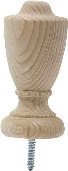 Waddell 214 Post Top, 2-3/4 in Dia, 6 in H, Traditional, Pine [SKU: ORG6767933]