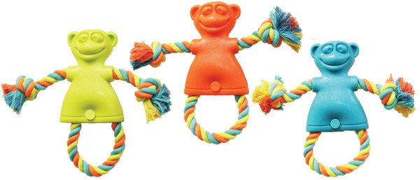 Chomper WB15502 Dog Toy, L, Monkey, Thermoplastic Rubber [SKU: ORG1868017]