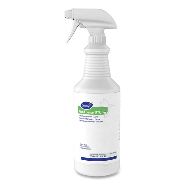 Good Sense RTU Liquid Odor Counteractant, Apple Scent, 32 oz Spray Bottle [SKU: DVO04439]
