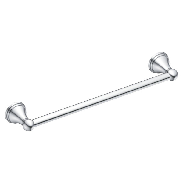 Moen DN8424CH Towel Bar, 24 in L Rod, Aluminum, Chrome, Surface Mounting [SKU: ORG1771229]