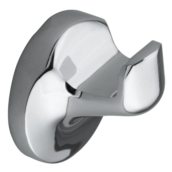 Moen Aspen Series 5802CH Robe Hook, 30 lb, 1-Hook, Zinc, Polished Chrome, Screw Mounting [SKU: ORG1770403]