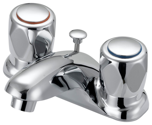 Boston Harbor F5120052CP Lavatory Faucet, 1.2 gpm, 2-Faucet Handle, 3-Faucet Hole, Metal/Plastic, Chrome Plated [SKU: ORG1472109]