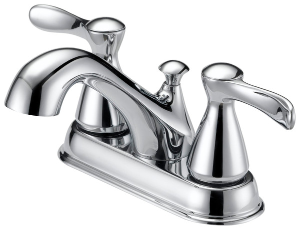 Boston Harbor F51B0010CP Lavatory Faucet, 1.2 gpm, 2-Faucet Handle, 3-Faucet Hole, Metal/Plastic, Chrome Plated [SKU: ORG1524206]