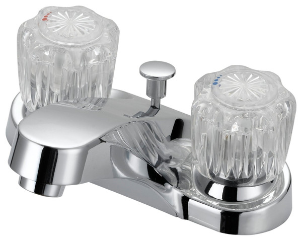 Boston Harbor F5120069CP Lavatory Faucet, 1.2 gpm, 2-Faucet Handle, 3-Faucet Hole, Metal/Plastic, Chrome Plated [SKU: ORG2115939]