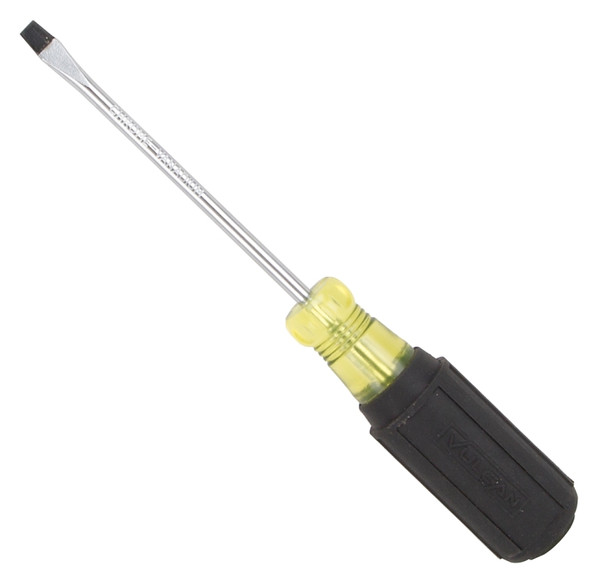 Vulcan Screwdriver, 3/16 in Drive, Slotted Drive, 7-1/2 in OAL, 4 in L Shank, Plastic/Rubber Handle [SKU: ORG8277949]