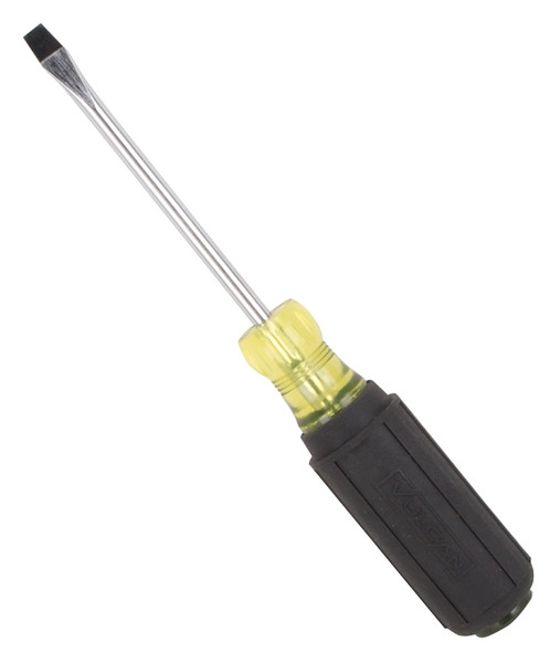 Vulcan Screwdriver, 1/4 in Drive, Slotted Drive, 8-1/4 in OAL, 4 in L Shank, Plastic/Rubber Handle [SKU: ORG8315079]