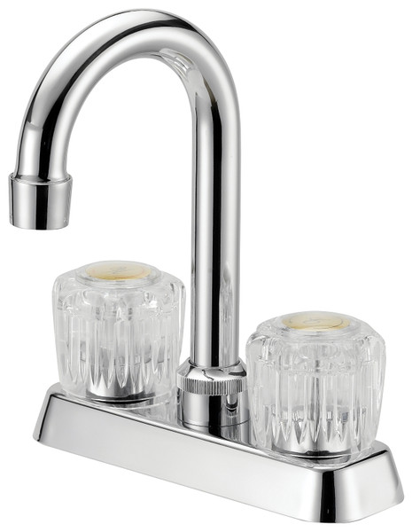 Boston Harbor PFN47850CP-LF Bar Sink Faucet, 1.8 gpm, 2-Faucet Handle, 3-Faucet Hole, Metal, Chrome Plated [SKU: ORG9749714]