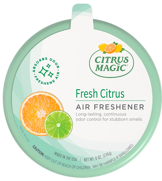 Citrus Magic 616472870 Air Freshener, 8 oz, Fresh Citrus, 350 sq-ft Coverage Area, 6 to 8 weeks-Day Freshness [SKU: ORG1427814]