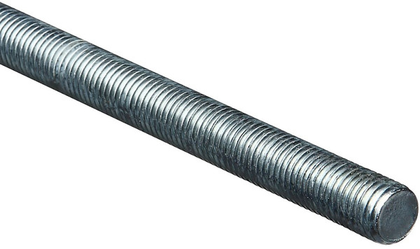 Stanley Hardware N179-556 Threaded Rod, 3/4-10 Thread, 36 in L, A Grade, Steel, Zinc, UNC Thread [SKU: ORG5524343]
