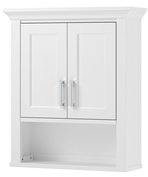 Foremost Hollis HOWW2428 Bathroom Cabinet, 2-Door, 1-Shelf, Wood, White [SKU: ORG3393089]