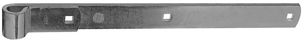 National Hardware N168-336 Strap Hinge, 1/4 in Thick Leaf, Steel, Zinc, 200 lb [SKU: ORG9030958]